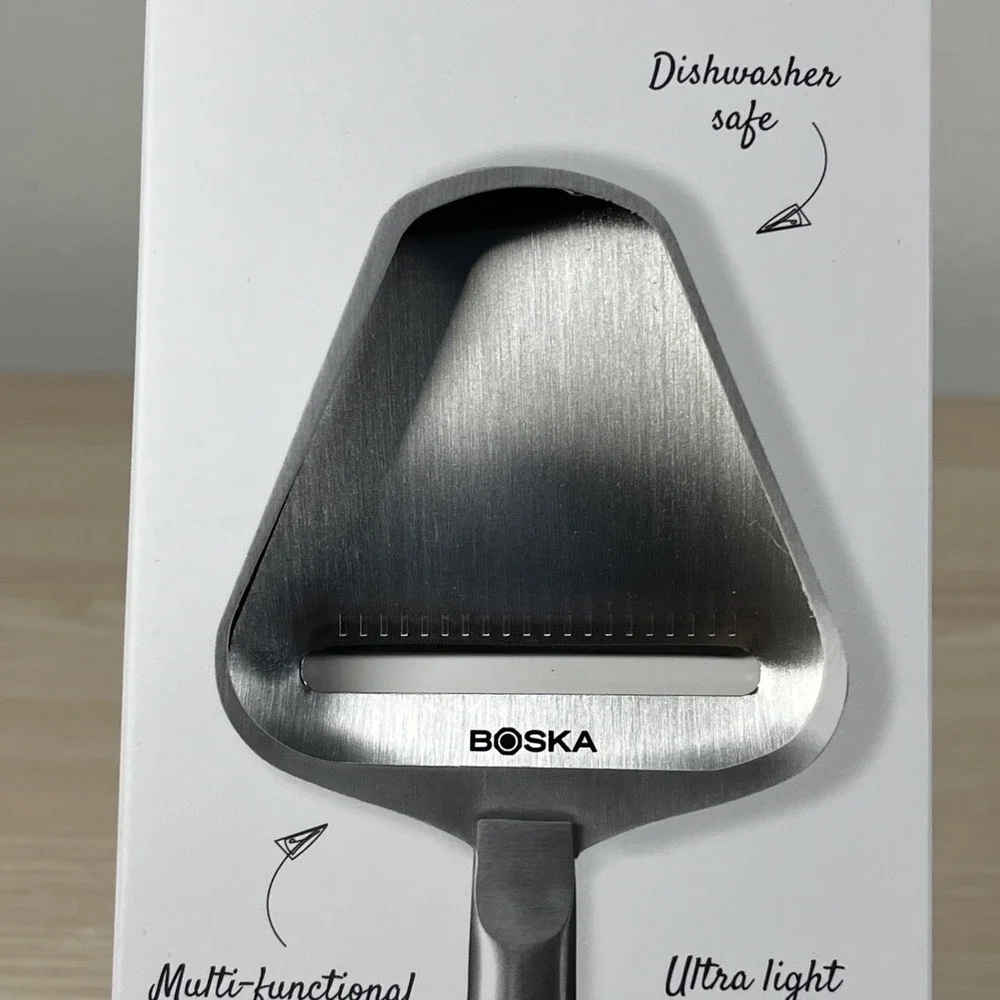 BOSKA Stainless-Steel Cheese Slicer Copenhagen Semi Hard & Hard Cheese NEW